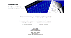 Desktop Screenshot of oliver-mueller.com