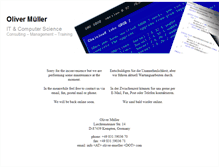 Tablet Screenshot of oliver-mueller.com